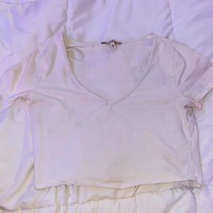 White Crop Top